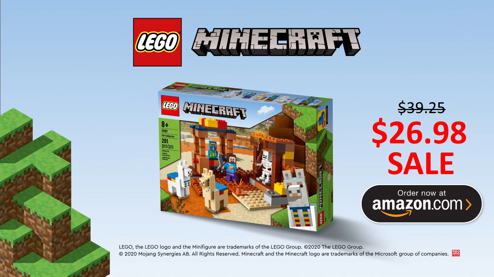 amazon minecraft lego set